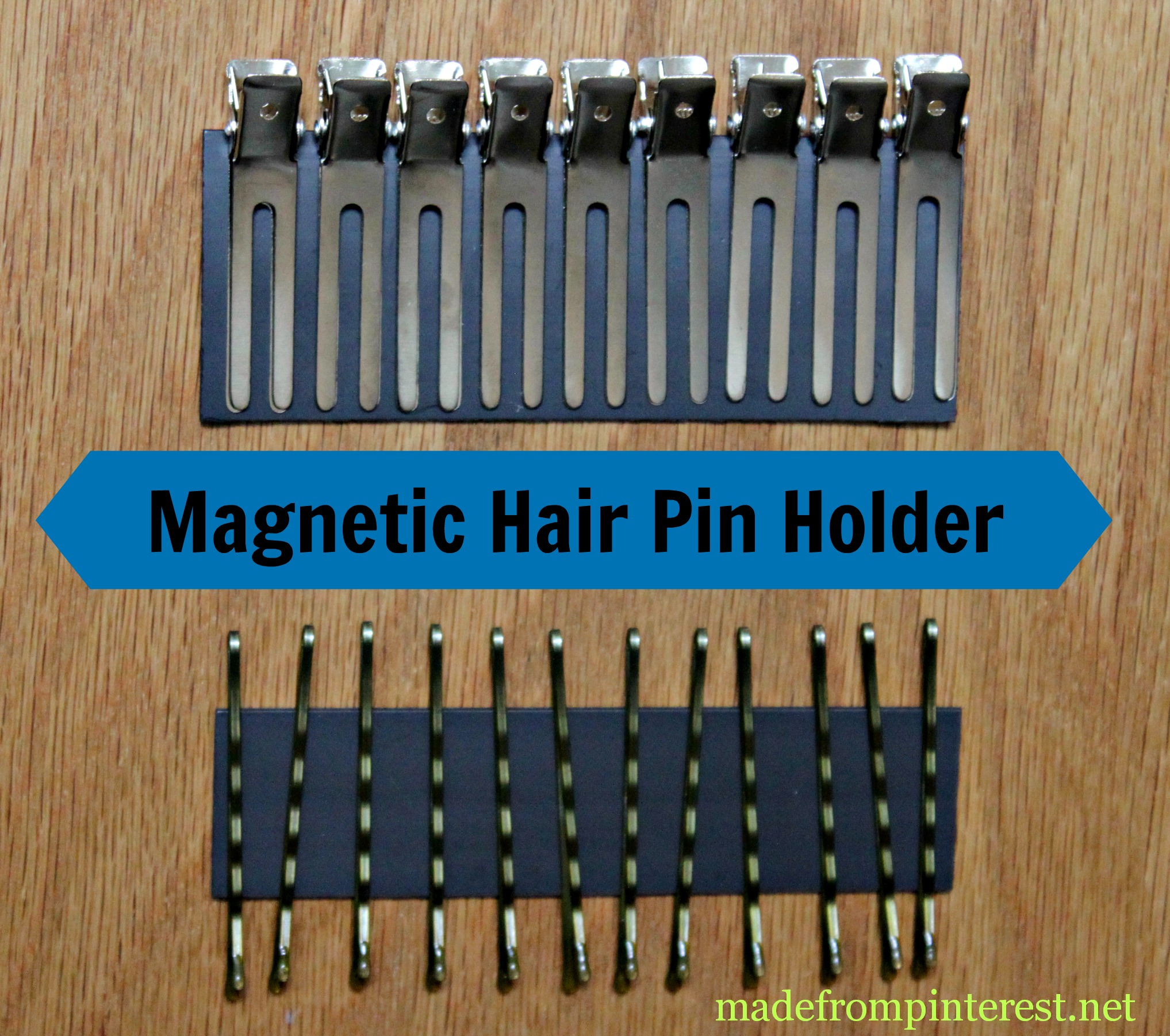 Magnetic Strip for Hair Pin Storage