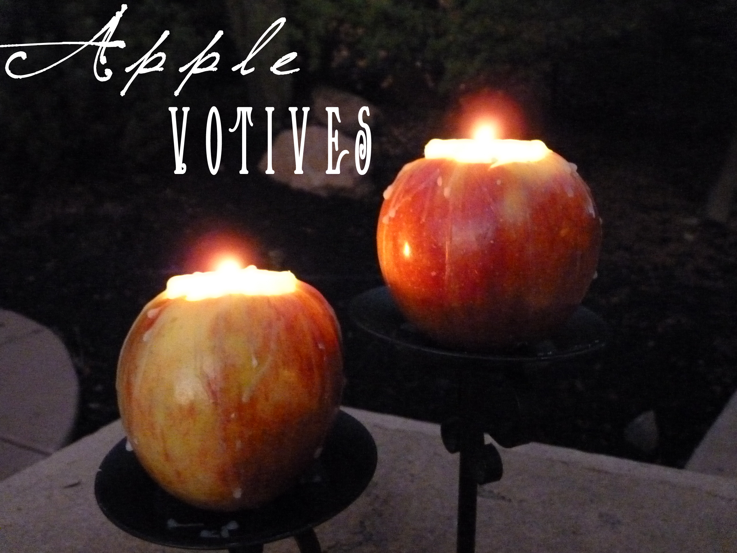 Apple Candle Votives
