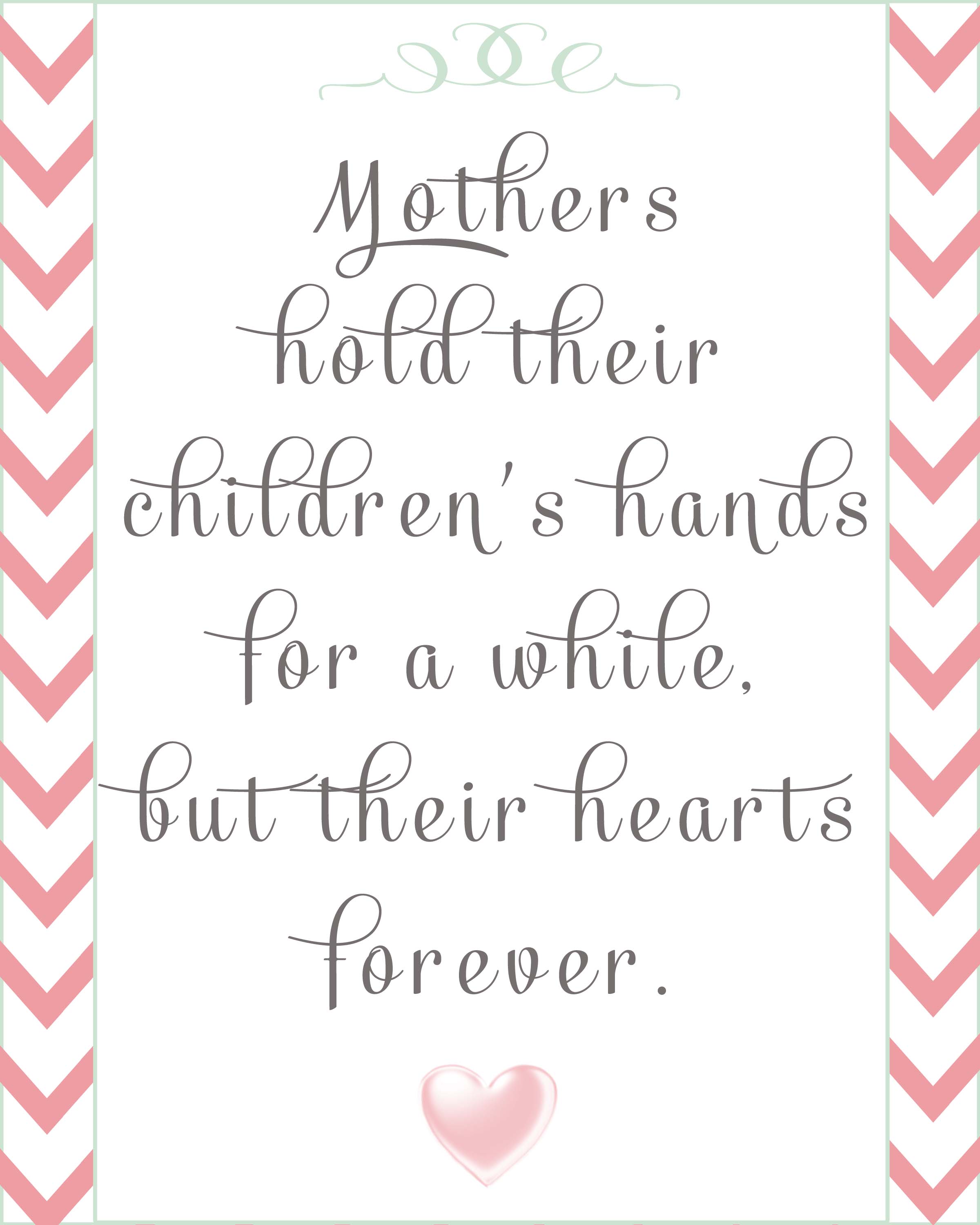 Mother's Day Quote 8x102