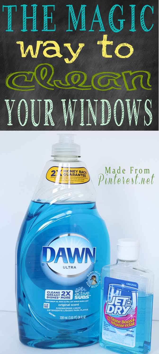 Magic Way to Clean Your Windows