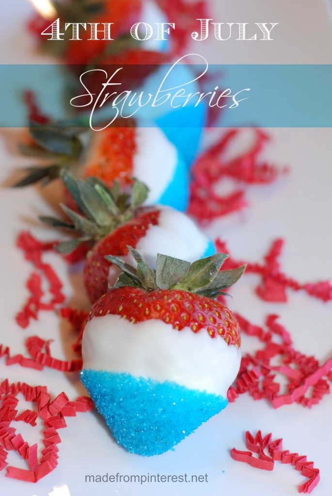 Impress your guests with these SUPER EASY white chocolate dipped strawberries! madefrompinterest.net