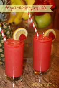 Frozen Raspberry Lemonade. You know you want one! madefrompinterest.net