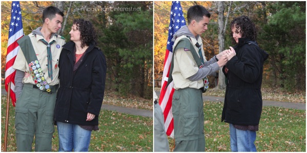 Eagle Scout Mother s pin collage