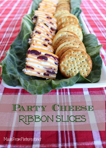 Party Cheese Ribbon Slices