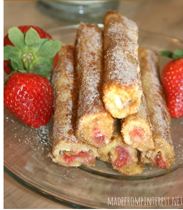 French Toast Roll-Ups - #Recipe #French Toast #French Toast Recipe