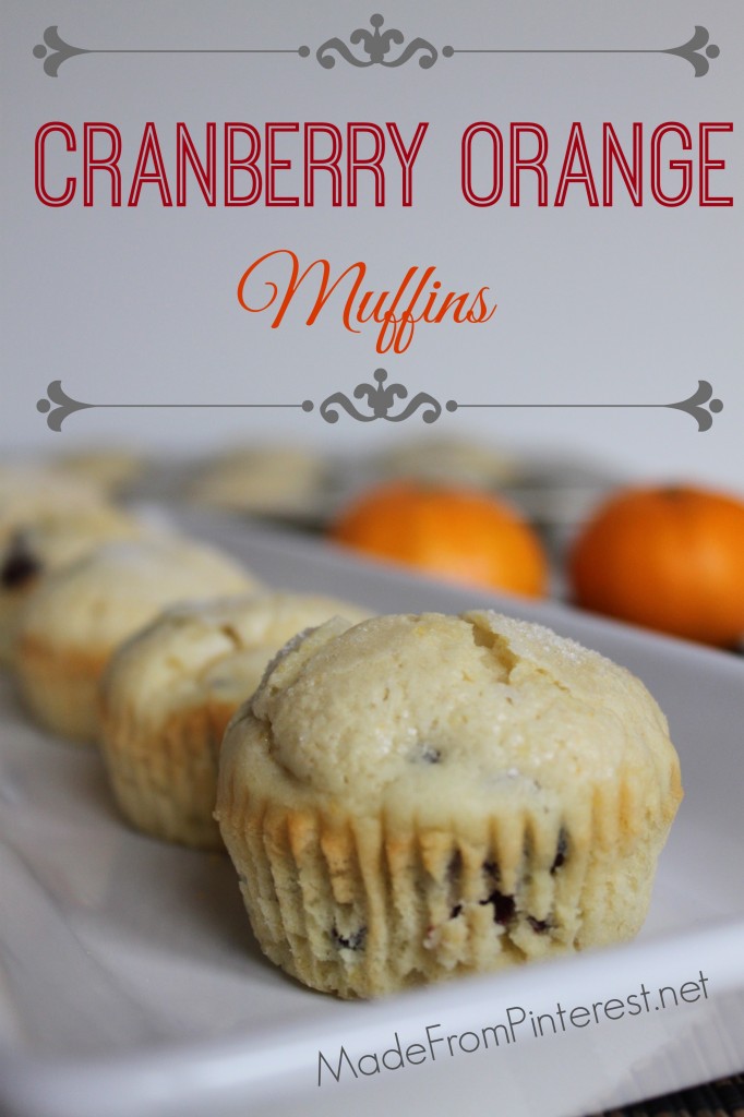 Cranberry Orange Muffins - Made with fresh buttermilk. Batter can be frozen in paper muffin cups and baked later.