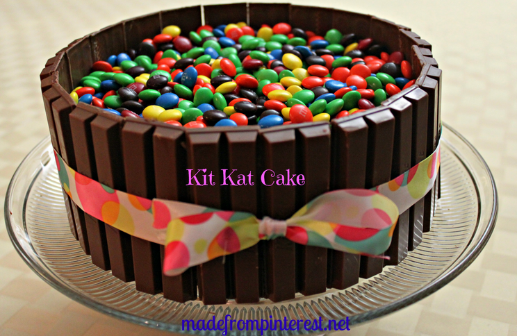 Kit Kat Cake - Made and tested by 3 Pinterest crazy sisters! This cake totally ROCKS!