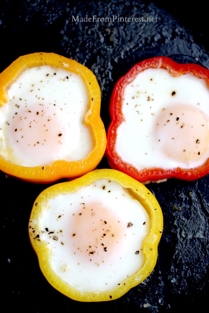 Bell Pepper Sautéed Eggs - These eggs have a silky texture.