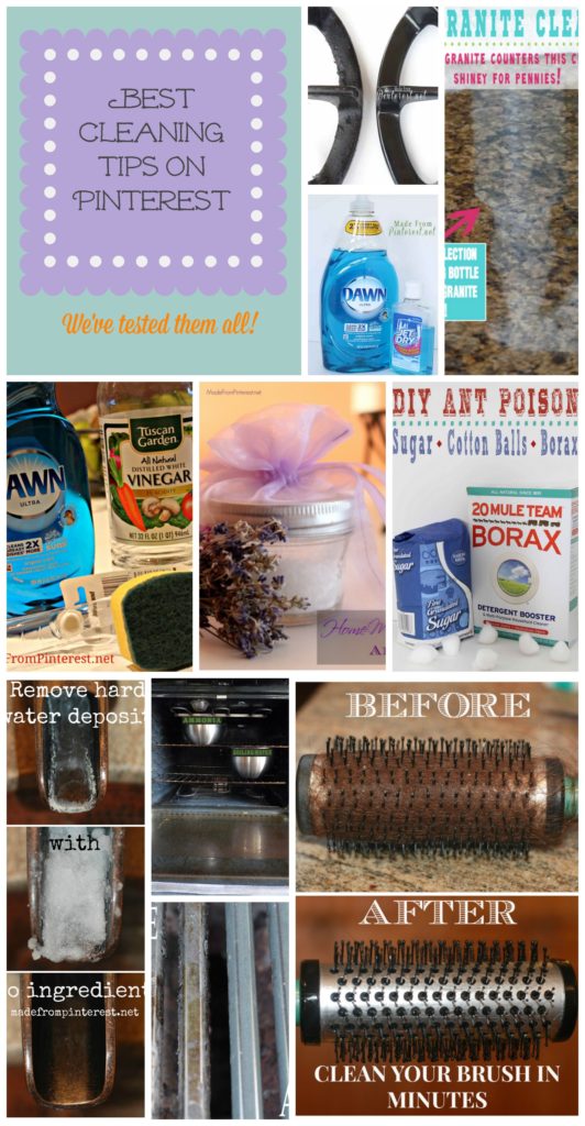 Best Cleaning Tips on Pinterest - all the tips have been tested and they really work!