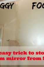 Stop your bathroom mirror from fogging!