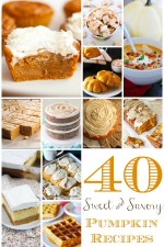 40 Sweet & Savory Pumpkin Recipes: 21-30