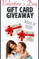 Enter now for your chance to win two gift cards at a $600 value! $300 to you and $300 for your favorite loved one! Give an unforgettable gift this Valentine's Day.