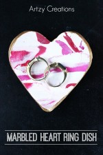 Marbled Valentines Ring Dishes