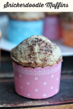 All the goodness of the cookie in this moist delicious snickerdoodle muffin.