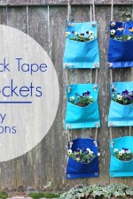 Check out these awesome DIY Planters made out of duck tape! I am so excited for spring!