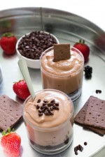 Individual Nutella Cheesecake Mousse