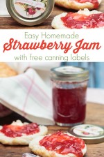 Homemade Strawberry Jam & Canning Printables