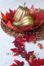 DIY Fall Leaf Bowl